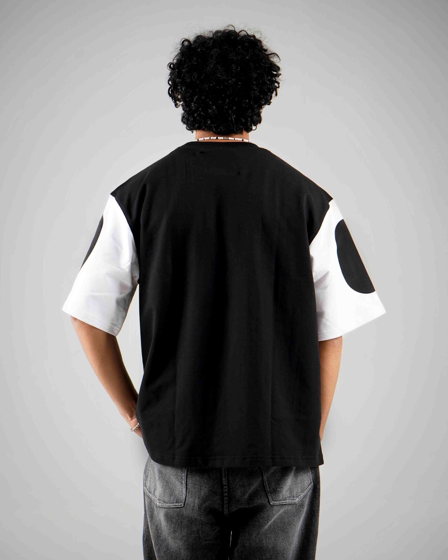 Back of the boxy fit  t-shirt 