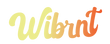 Colorful 'Wibrnt' logo on a white background